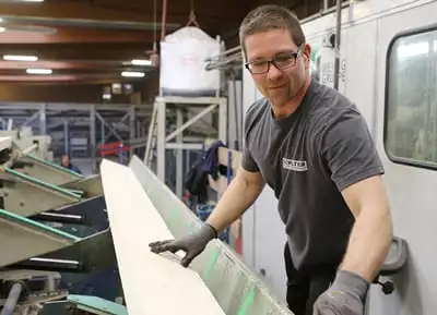 Zimmerer mit Massivholzelement